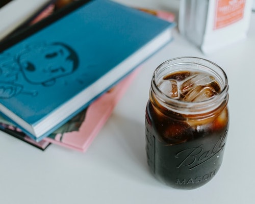 Cold Brew, coffee grounds that are drip-fed cold. 