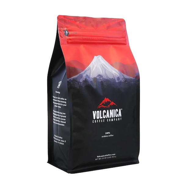 Volcanica Sumatra Mandheling Coffee box. Image source: Volcanicacoffee.com.
