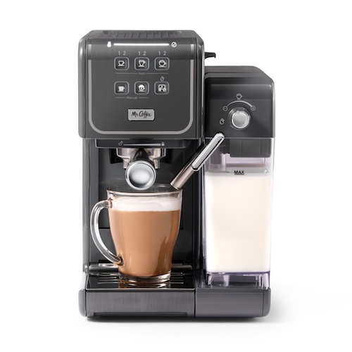 Mr. Coffee Espresso and Cappuccino Machine. Image source: Mrcoffee.com