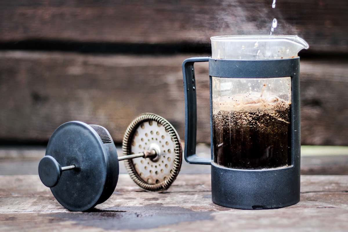 Freshly brewed pot of French Press. These are our top 3 beans to try!
