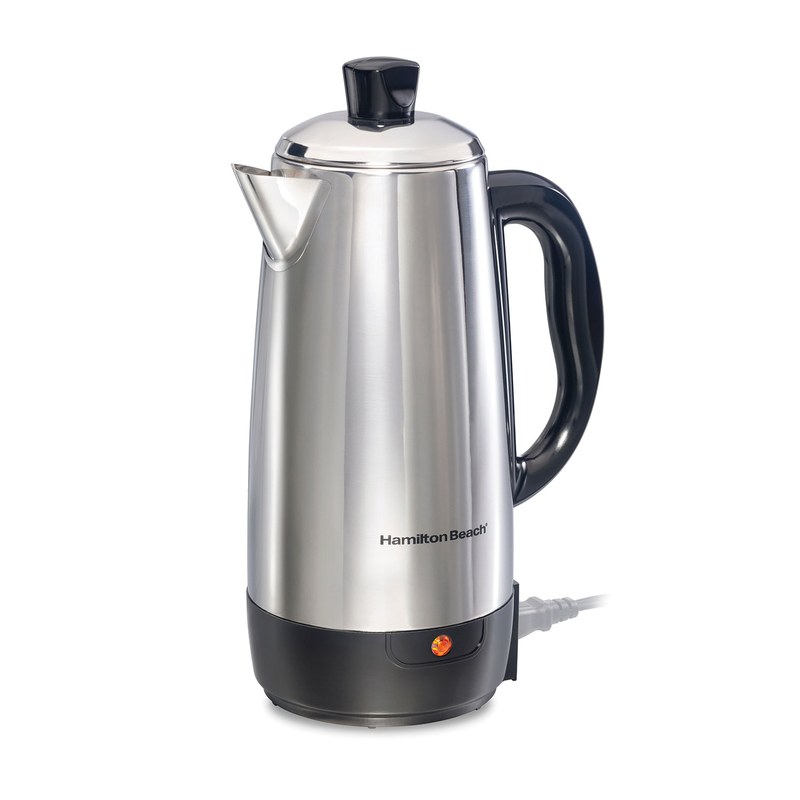 Hamilton Beach 40616R 12-Cup Electric Percolator. Image source: Hamilton Beach