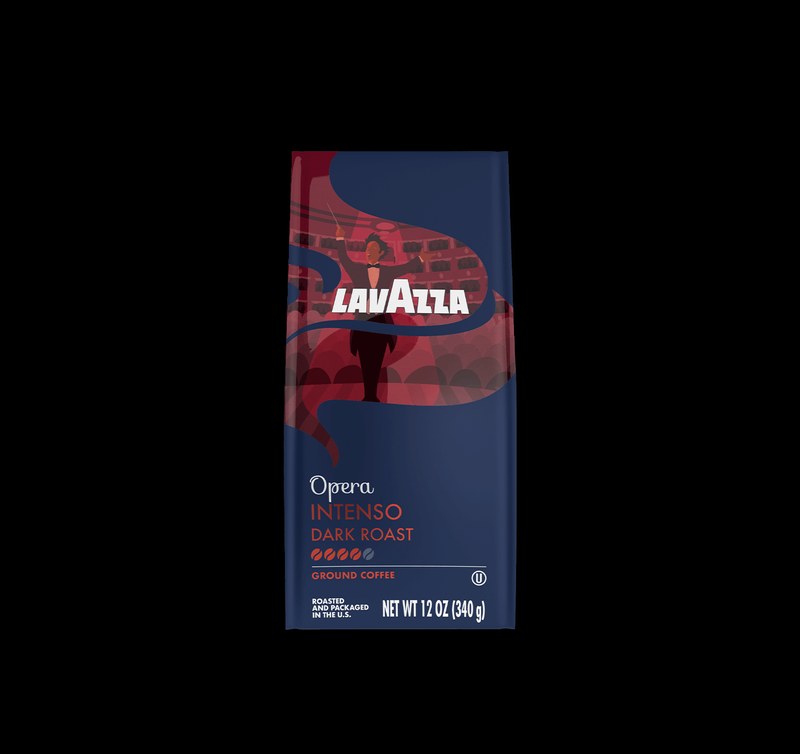 Lavazza Opera Intenso dark roast ground coffee 12oz