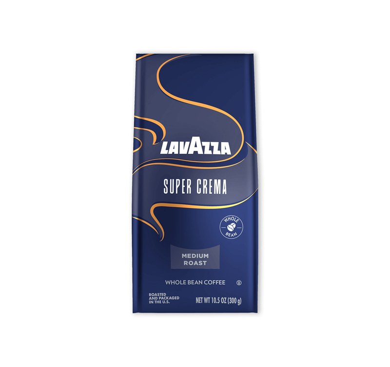Lavazza Super Crema medium roast whole bean espresso blend 2.2lb