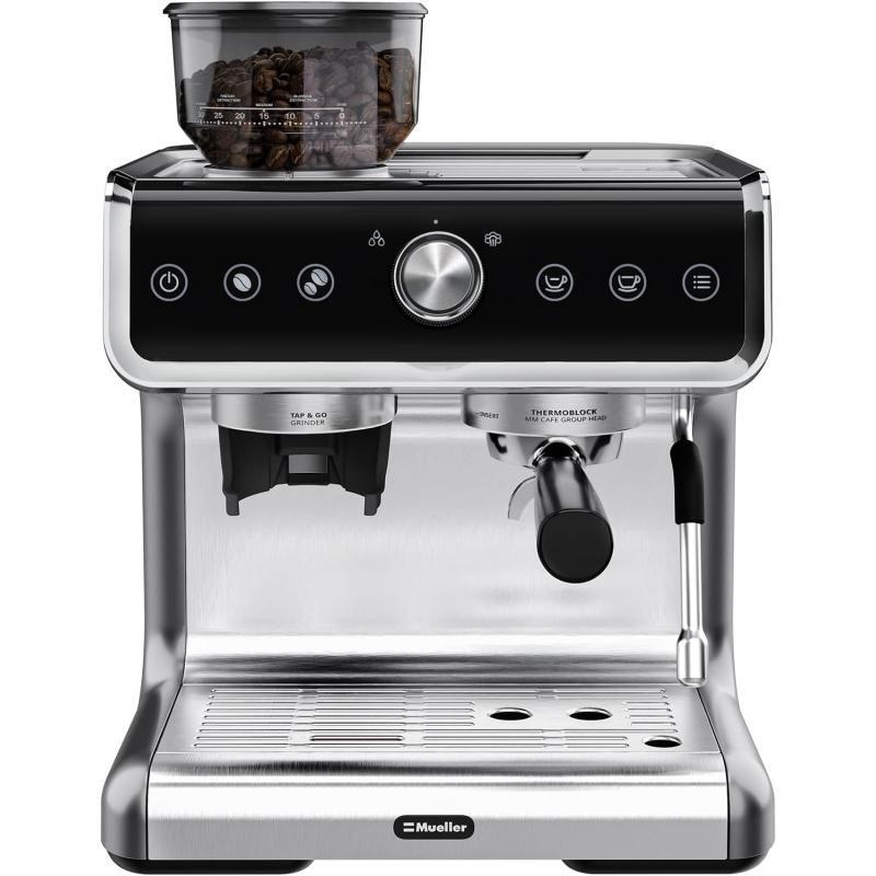 Mueller Austria Premium espresso machine with built-in grinder
