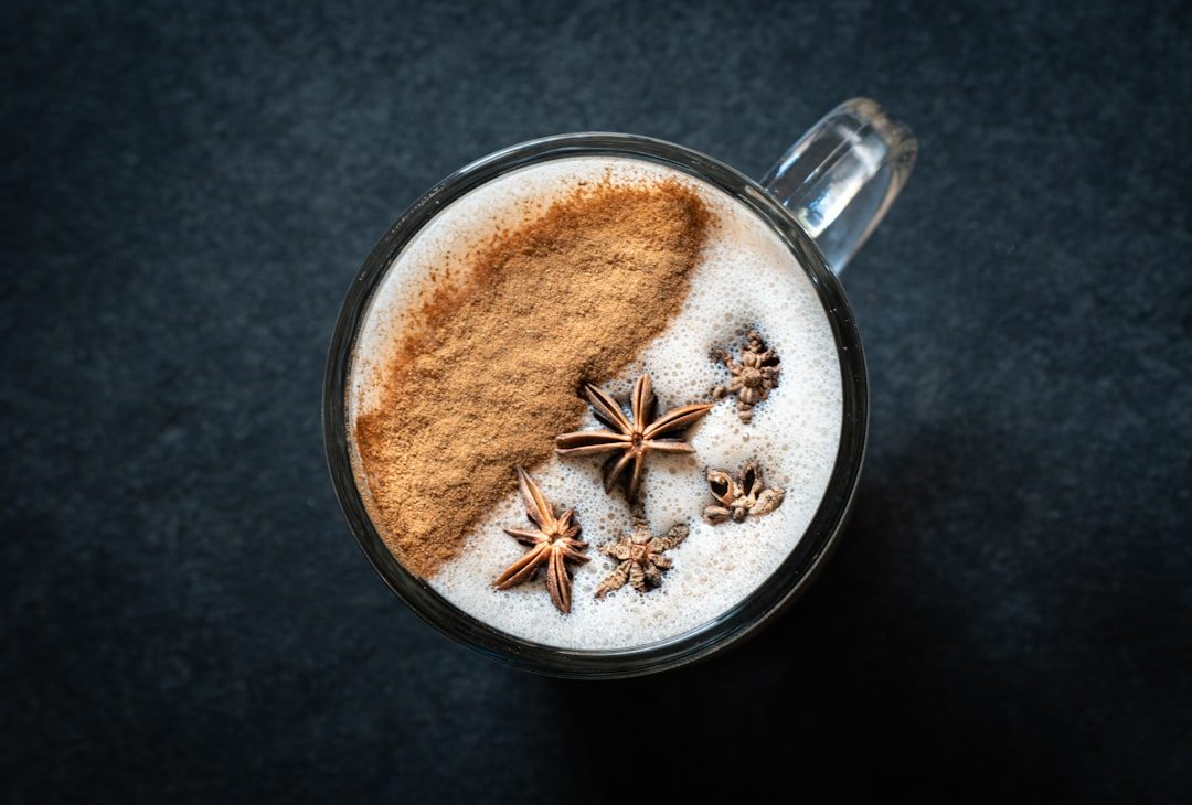 Warm chai spices including cinnamon and star anise